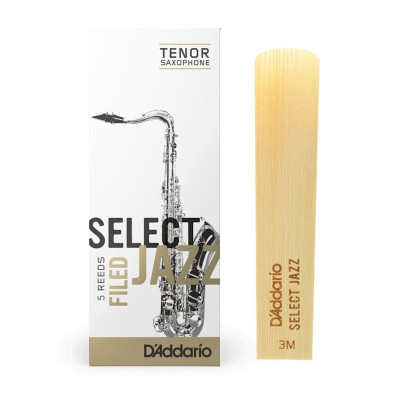 D'ADDARIO SELECT JAZZ TENOR SAX FILED 3 (1шт) тростина для тенор саксофона